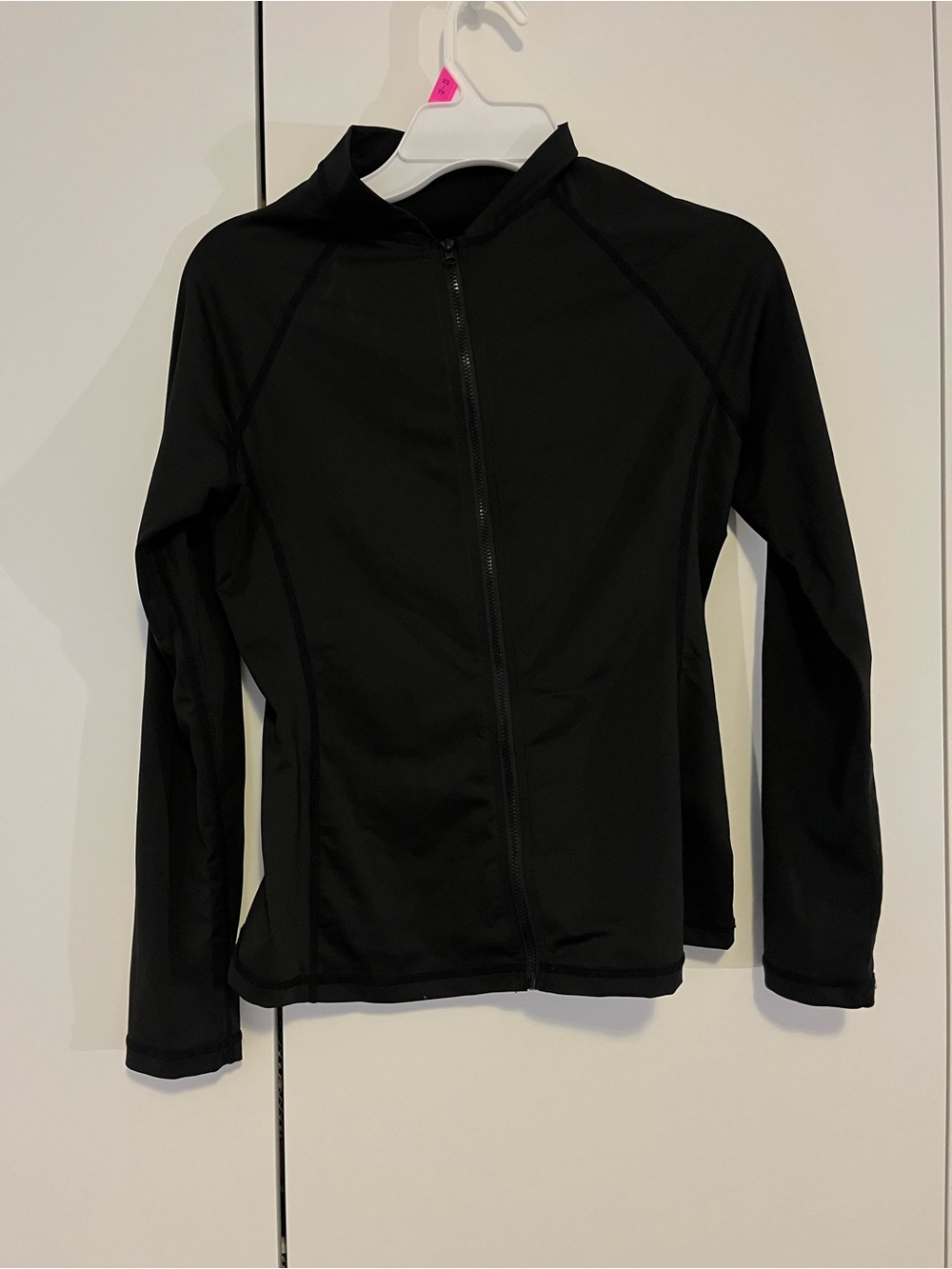SHEIN Black Full-Zip Hooded Utility Jacket